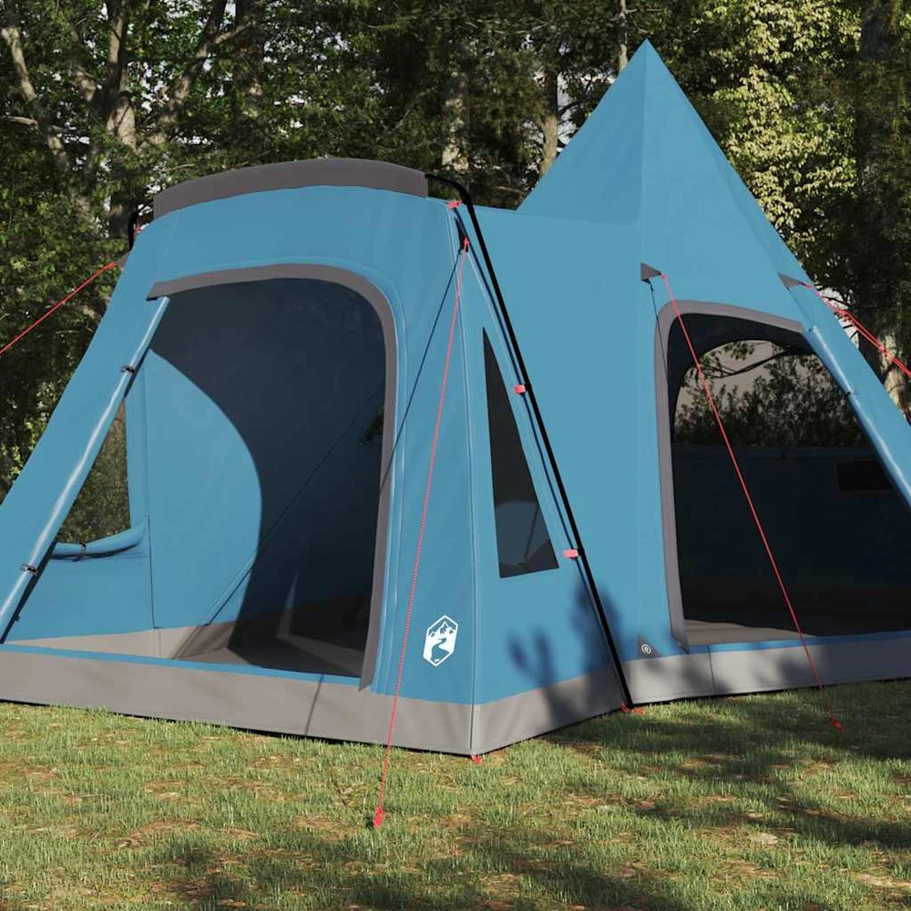 Teepee palapinė 5 žmonėms 5 asmeniui Mėlyna