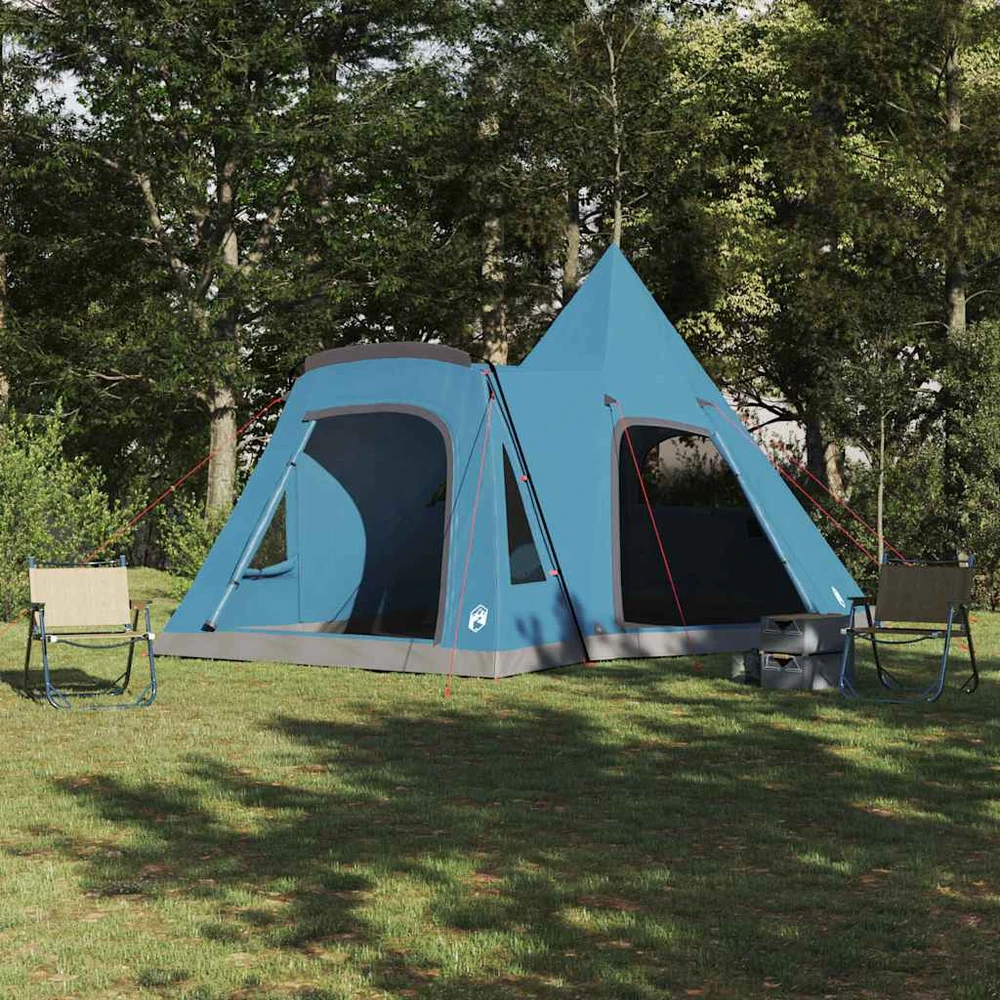 Teepee palapinė 5 žmonėms 5 asmeniui Mėlyna