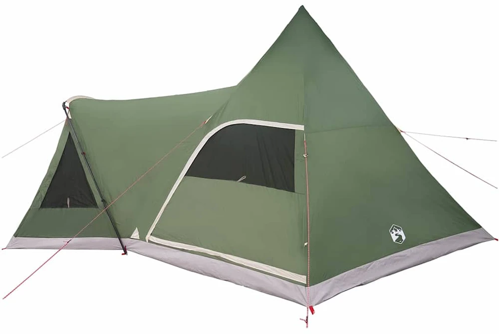 Teepee palapinė 5 žmonėms 5 asmeniui Žalia