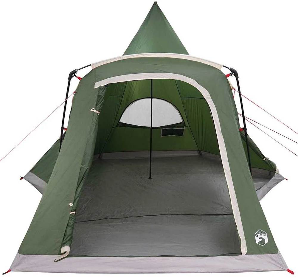 Teepee palapinė 5 žmonėms 5 asmeniui Žalia