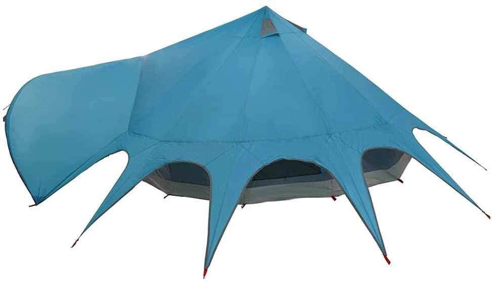 Teepee palapinė 7 asmenims 7 asmeniui Mėlyna ir Pilka