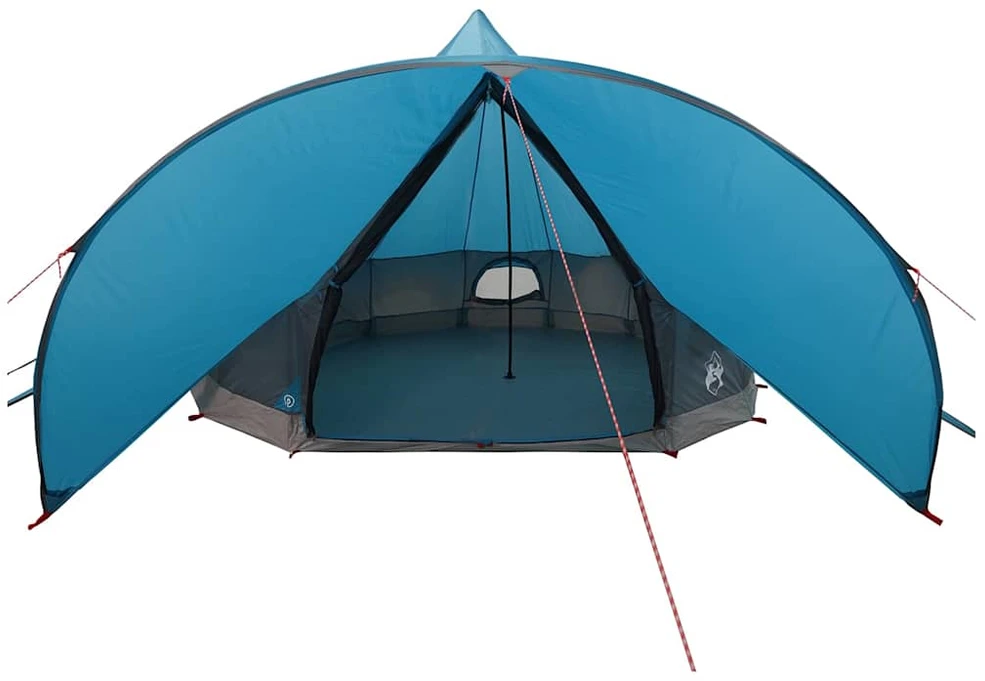 Teepee palapinė 7 asmenims 7 asmeniui Mėlyna ir Pilka