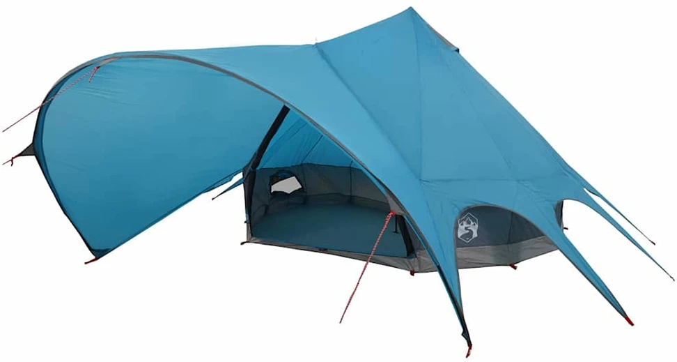 Teepee palapinė 7 asmenims 7 asmeniui Mėlyna ir Pilka