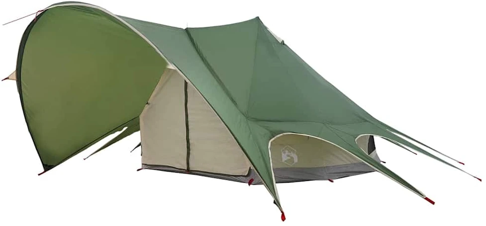 Teepee palapinė 7 asmenims 7 asmeniui Žalia ir Pilka
