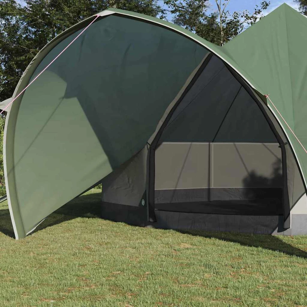 Teepee palapinė 7 asmenims 7 asmeniui Žalia ir Pilka
