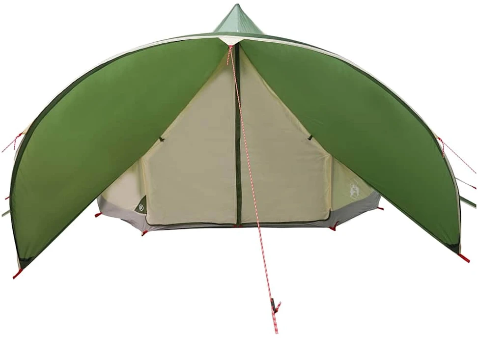Teepee palapinė 7 asmenims 7 asmeniui Žalia ir Pilka