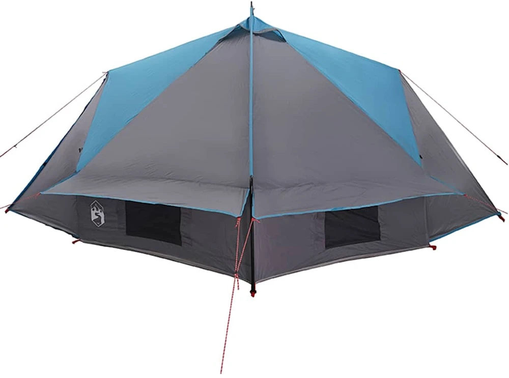 Teepee palapinė 8 asmenims 8 asmeniui Mėlyna ir Pilka