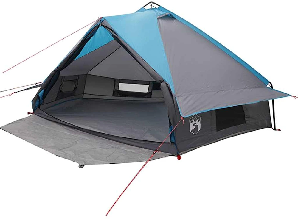 Teepee palapinė 8 asmenims 8 asmeniui Mėlyna ir Pilka