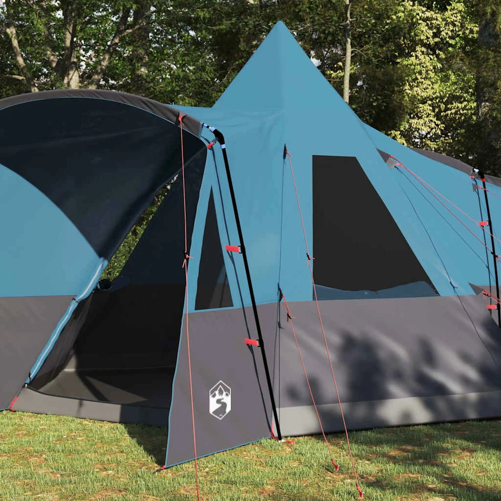 Teepee palapinė 8 asmenims 8 asmeniui Mėlyna