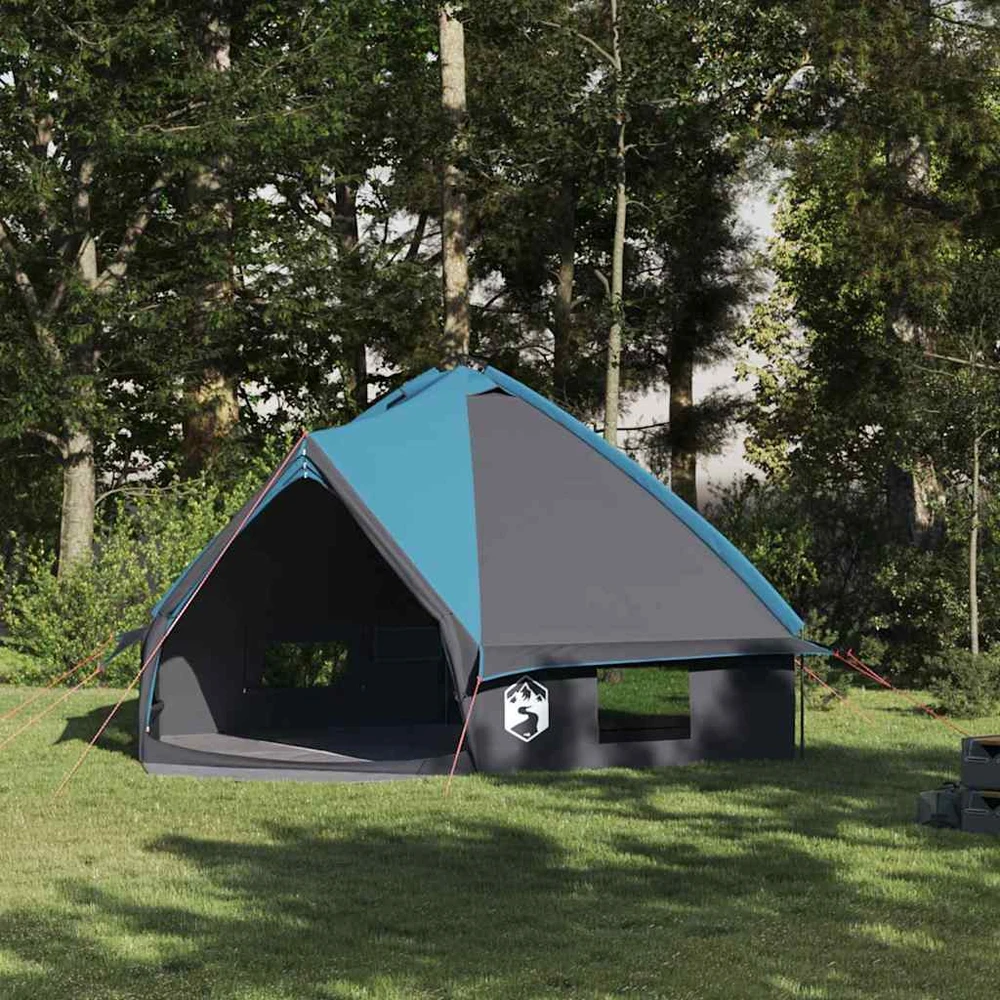 Teepee palapinė 8 asmenims 8 asmeniui Mėlyna ir Pilka