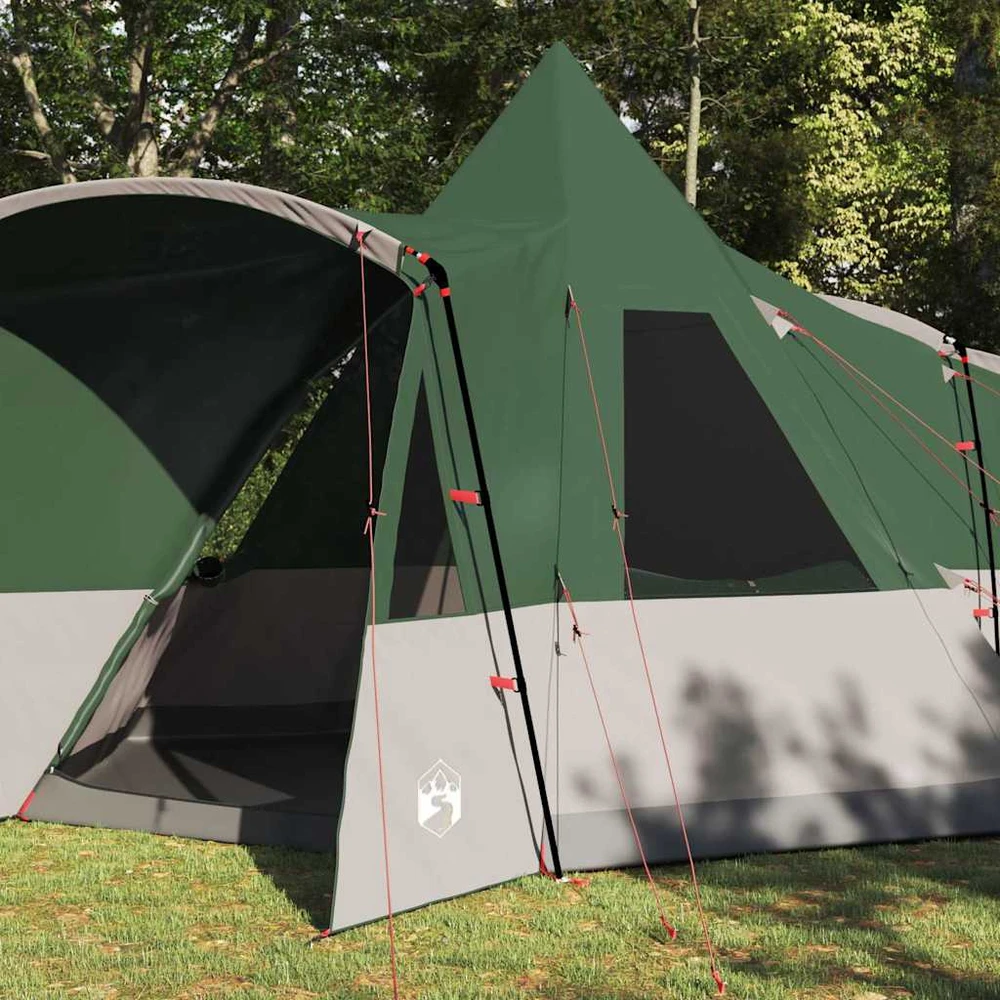 Teepee Palapinė 8 Asmenims 8 asmeniui Žalia