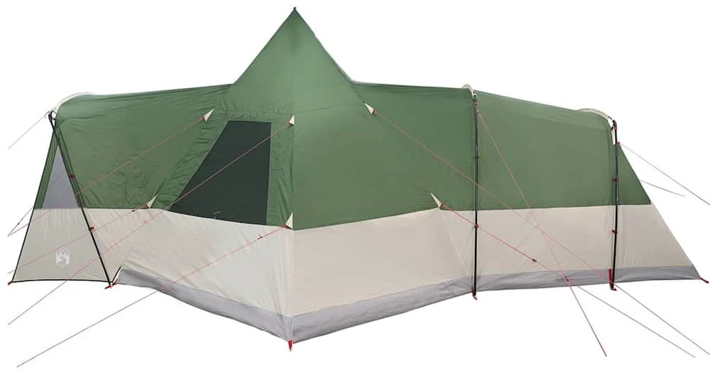 Teepee Palapinė 8 Asmenims 8 asmeniui Žalia