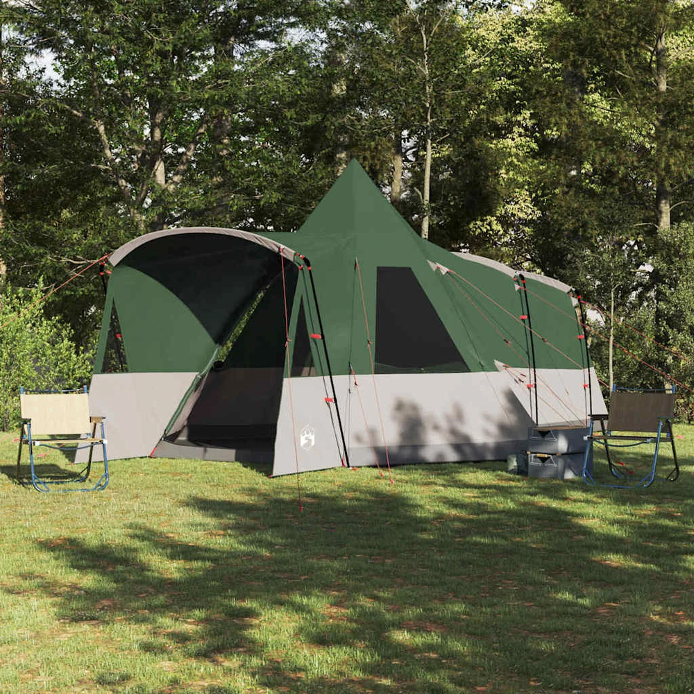 Teepee Palapinė 8 Asmenims 8 asmeniui Žalia