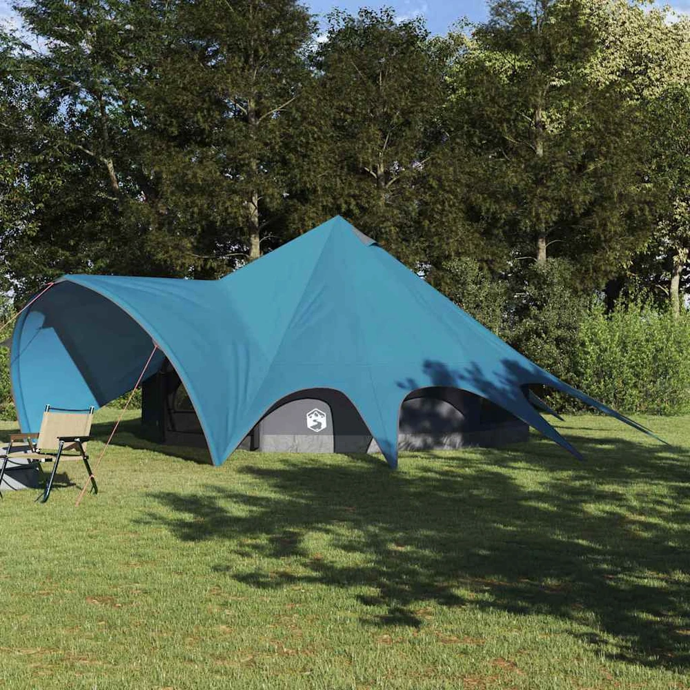 Teepee palapinė 9 žmonėms 9 asmeniui Mėlyna ir Pilka