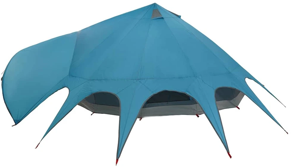 Teepee palapinė 9 žmonėms 9 asmeniui Mėlyna ir Pilka