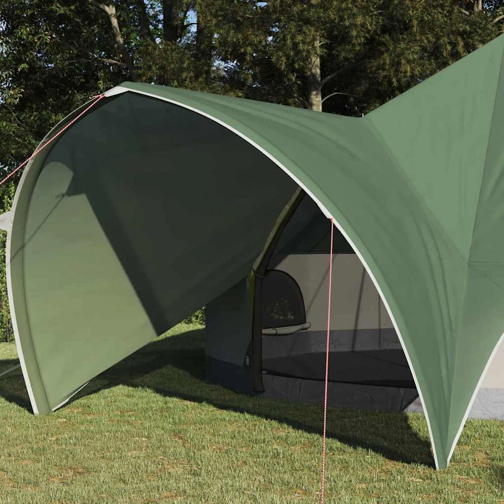 Teepee palapinė 9 žmonėms 9 asmeniui Žalia ir Pilka