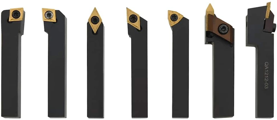 Grąžtas Tekinimo įrankių rinkinys, 12 dalių, 12x12mm, 80mm