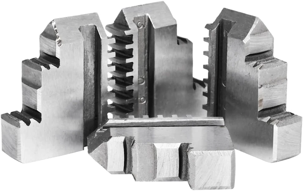 Tekinimo staklių griebtuvas, plienas, 125mm, 4 žiotys