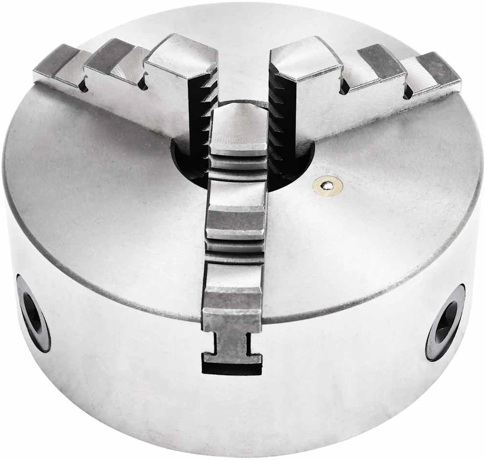 Tekinimo staklių griebtuvas, plienas, 160mm, 3 žiotys
