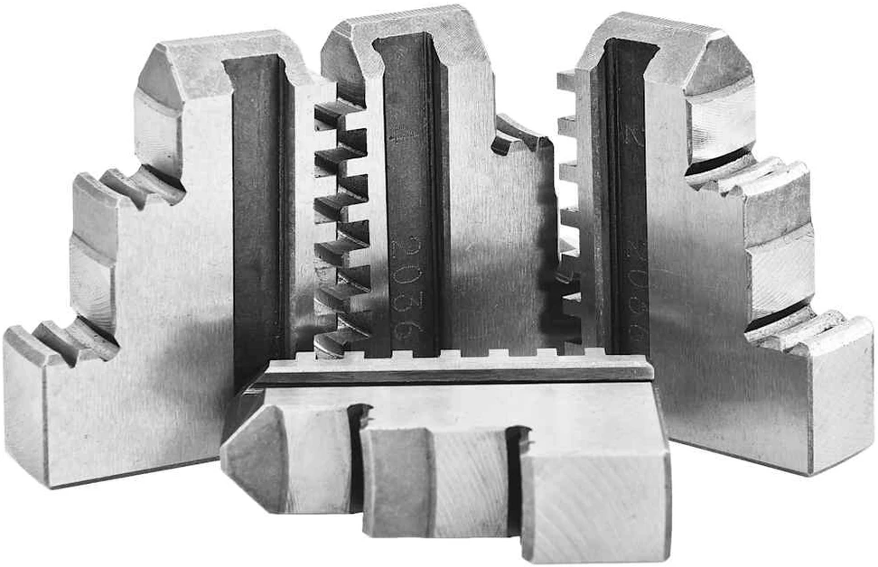 Tekinimo staklių griebtuvas, plienas, 160mm, 4 žiotys
