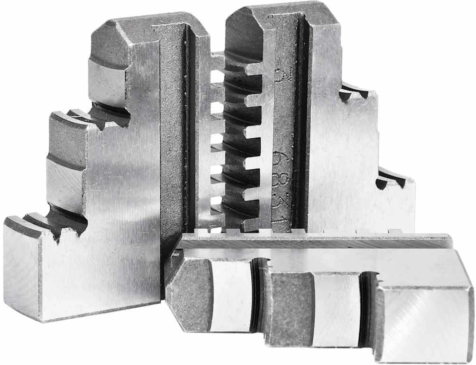 Tekinimo staklių griebtuvas, plienas, 160mm, 3 žiotys