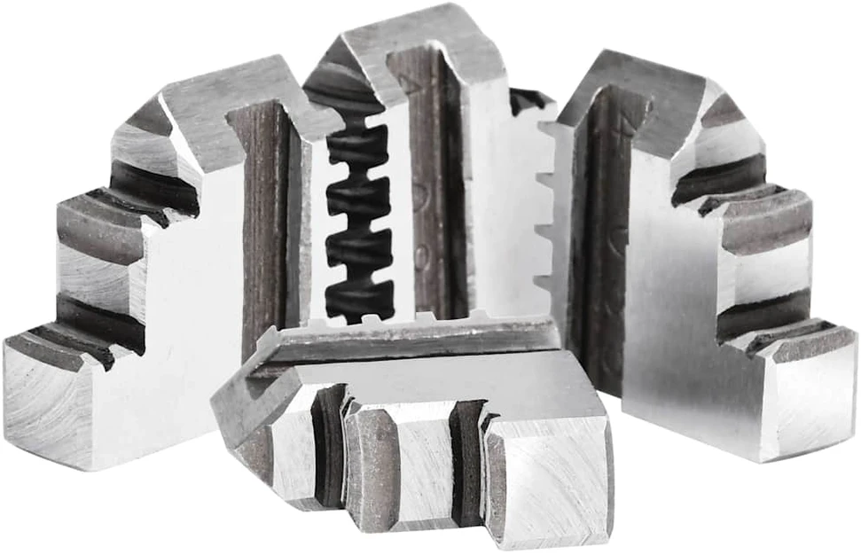 Tekinimo staklių griebtuvas, plienas, 80mm, 4 žiotys