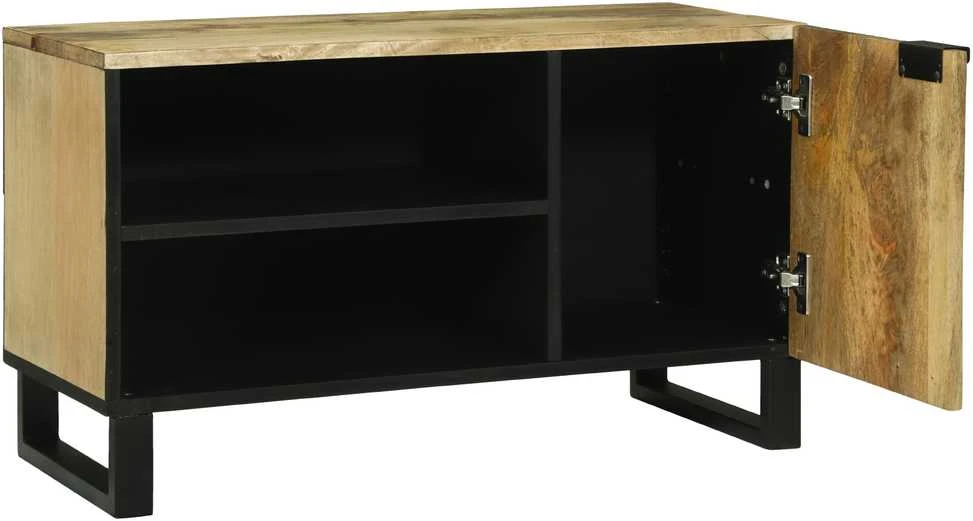 TV staliukas TV vienetai 80 x 33 x 46 cm Ruda Apdirbta mediena