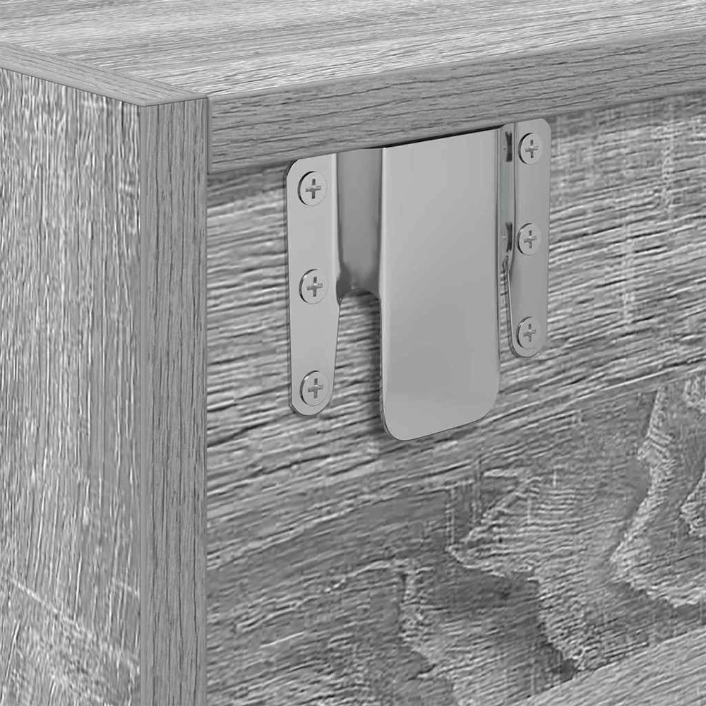 TV staliukas Televizoriaus spintelė 100 x 31 x 25,5 cm Pilka sonoma ąžuolo