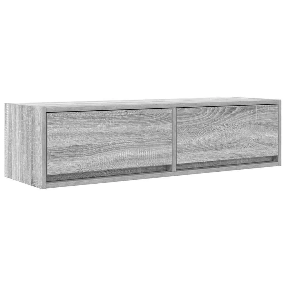 TV staliukas Televizoriaus spintelė 100 x 31 x 25,5 cm Pilka sonoma ąžuolo