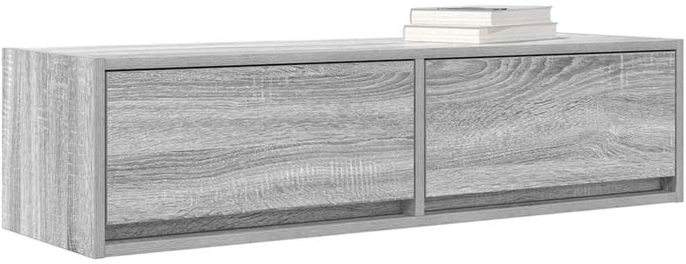 TV staliukas Televizoriaus spintelė 100 x 31 x 25,5 cm Pilka sonoma ąžuolo