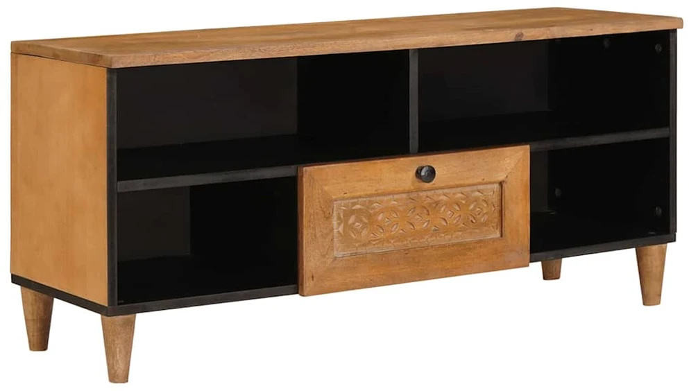 Televizoriaus spintelė 100 x 33 x 46 cm Kietas mango medis