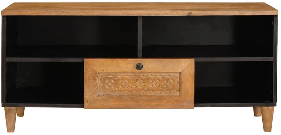 Televizoriaus spintelė 100 x 33 x 46 cm Kietas mango medis