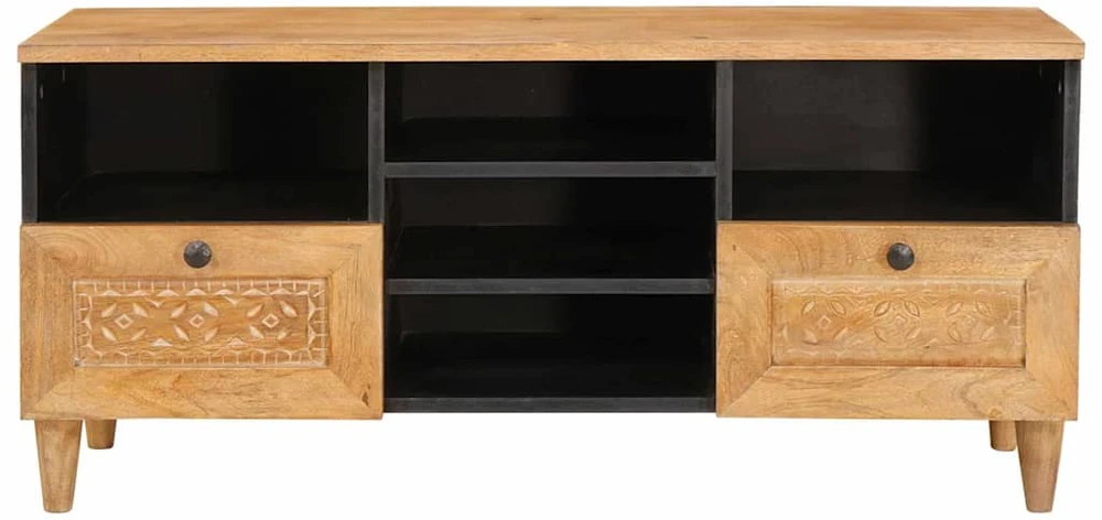 Televizoriaus spintelė 100 x 33 x 46 cm Kietas mango medis