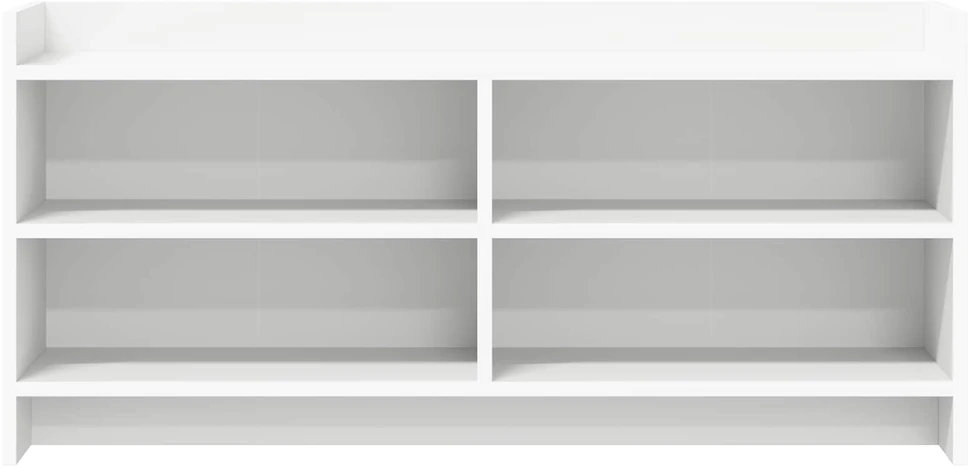 TV staliukas Televizoriaus spintelė 100 x 33 x 47 cm Balta Apdirbta mediena