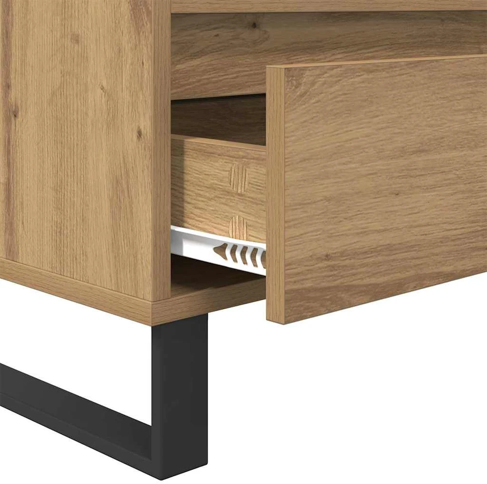 TV staliukas Televizoriaus spintelė 100 x 34,5 x 44,5 cm Amatininkų ąžuolas