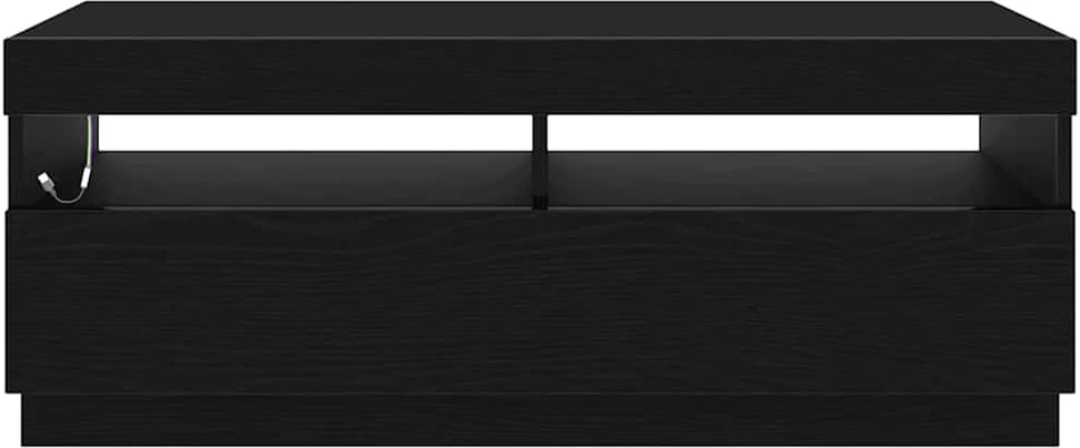 TV staliukas Televizoriaus spintelė 100 x 35 x 40 cm Juodas ąžuolas