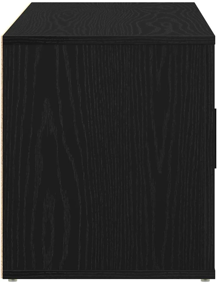 TV staliukas Televizoriaus spintelė 100 x 35 x 40 cm juoda ąžuolo