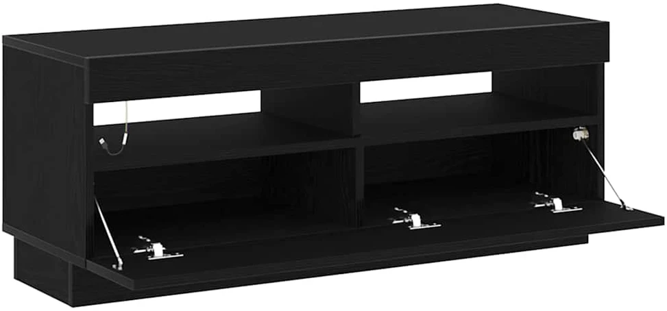 TV staliukas Televizoriaus spintelė 100 x 35 x 40 cm Juodas ąžuolas