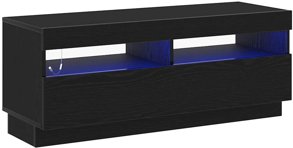 TV staliukas Televizoriaus spintelė 100 x 35 x 40 cm Juodas ąžuolas