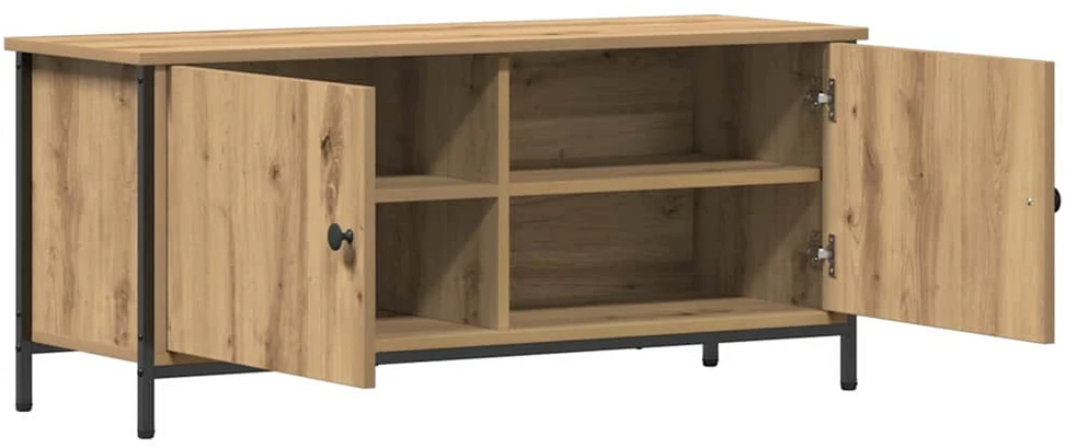 TV staliukas Televizoriaus spintelė 100 x 35 x 45 cm Amatininkų ąžuolas