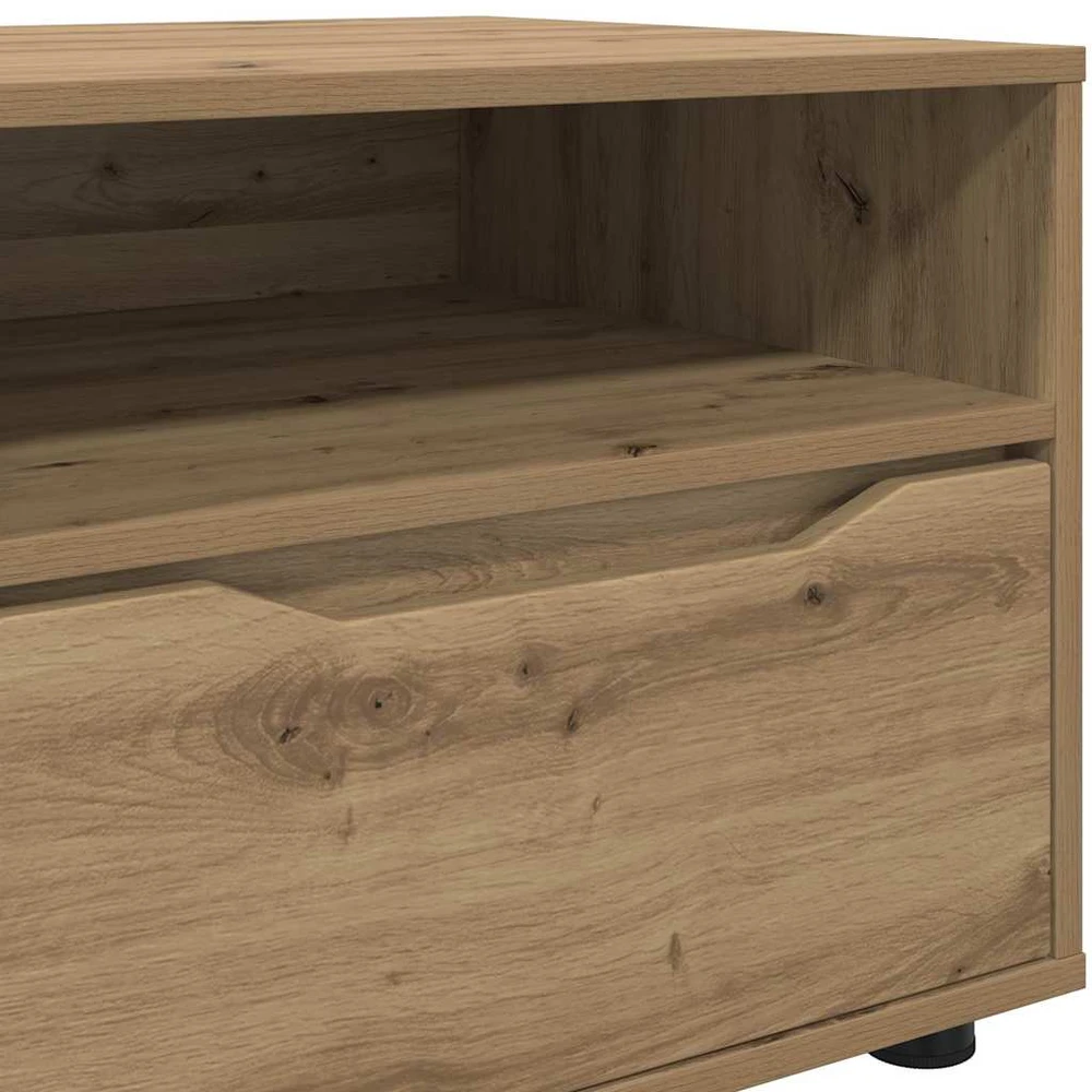 TV staliukas Televizoriaus spintelė 100 x 48 x 43 cm Amatininkų ąžuolas