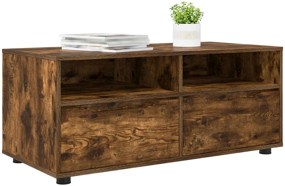 TV staliukas Televizoriaus spintelė 100 x 48 x 43 cm Rūkyta ąžuolas