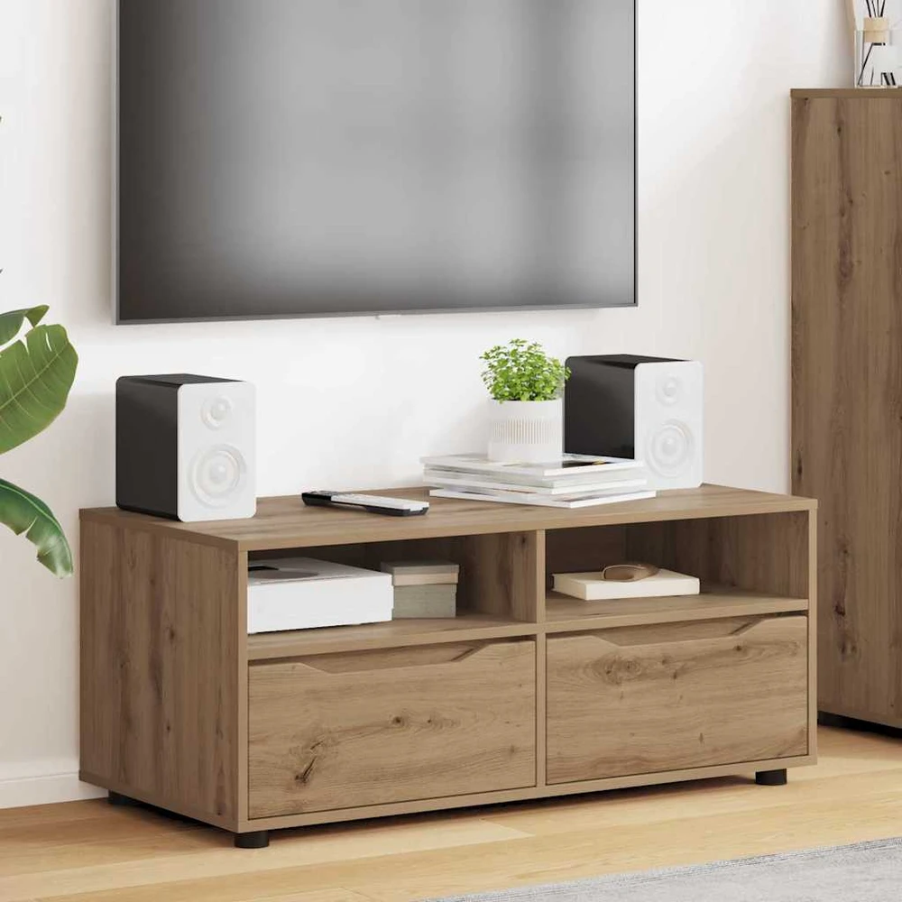 TV staliukas Televizoriaus spintelė 100 x 48 x 43 cm Amatininkų ąžuolas