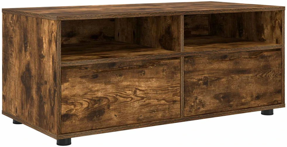 TV staliukas Televizoriaus spintelė 100 x 48 x 43 cm Rūkyta ąžuolas