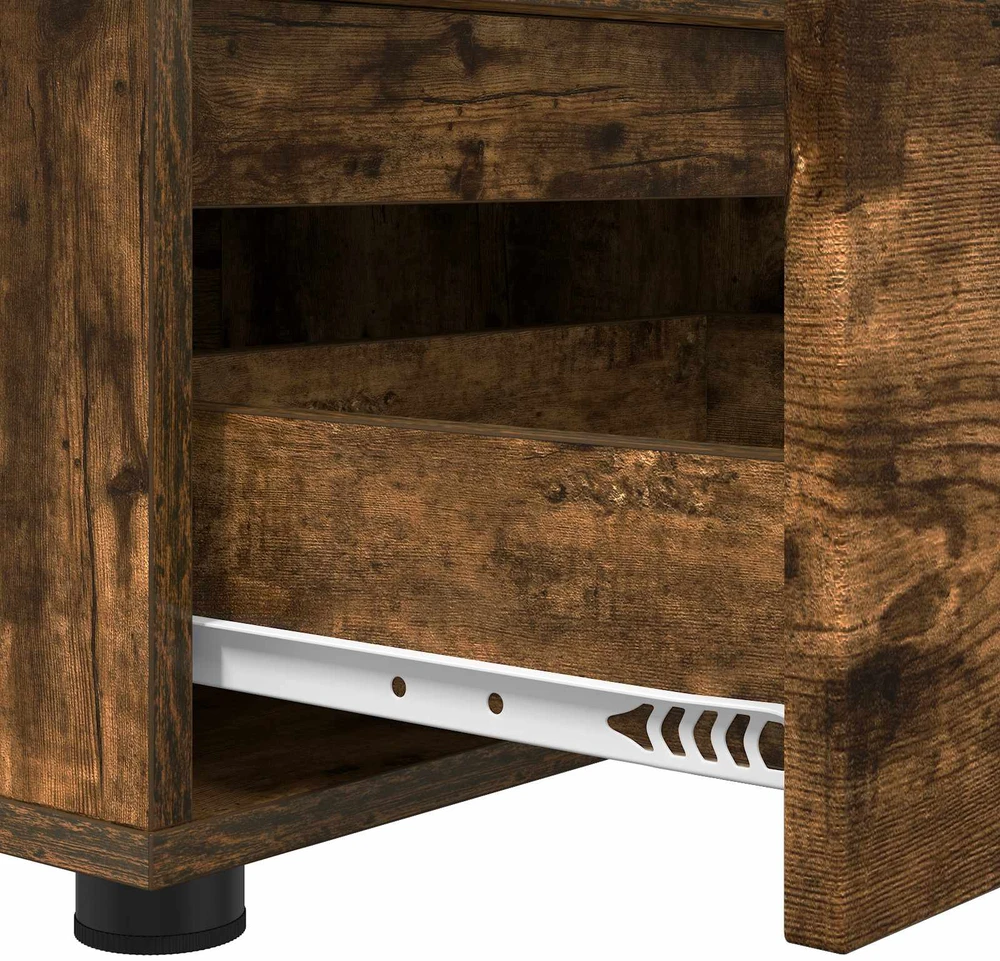 TV staliukas Televizoriaus spintelė 100 x 48 x 43 cm Rūkyta ąžuolas