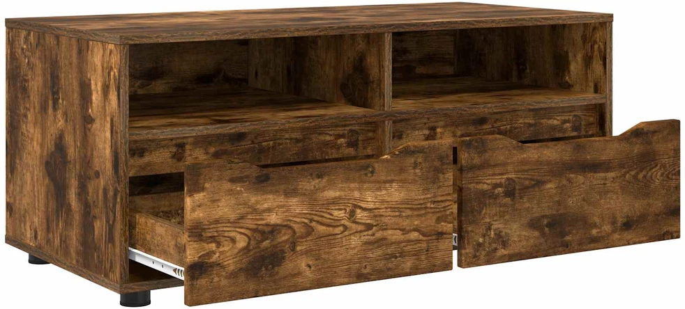 TV staliukas Televizoriaus spintelė 100 x 48 x 43 cm Rūkyta ąžuolas