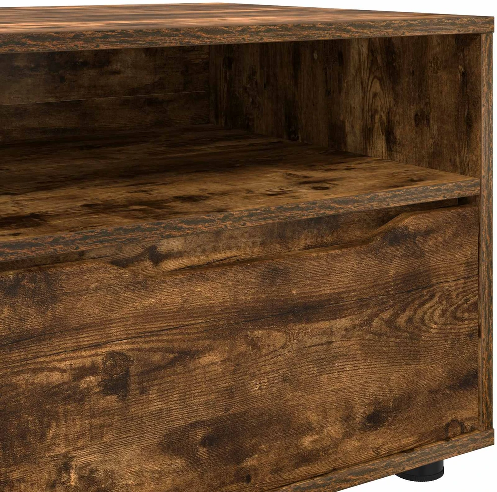 TV staliukas Televizoriaus spintelė 100 x 48 x 43 cm Rūkyta ąžuolas