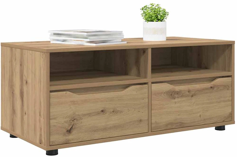 TV staliukas Televizoriaus spintelė 100 x 48 x 43 cm Amatininkų ąžuolas