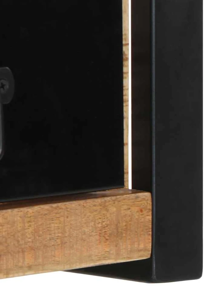 TV staliukas televizoriaus spintelė 100x30x25 cm Masyvus Rough Wood Mango