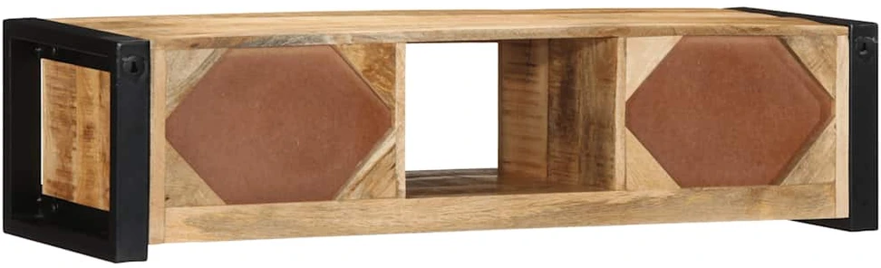 TV staliukas televizoriaus spintelė 100x30x25 cm Masyvus Rough Wood Mango